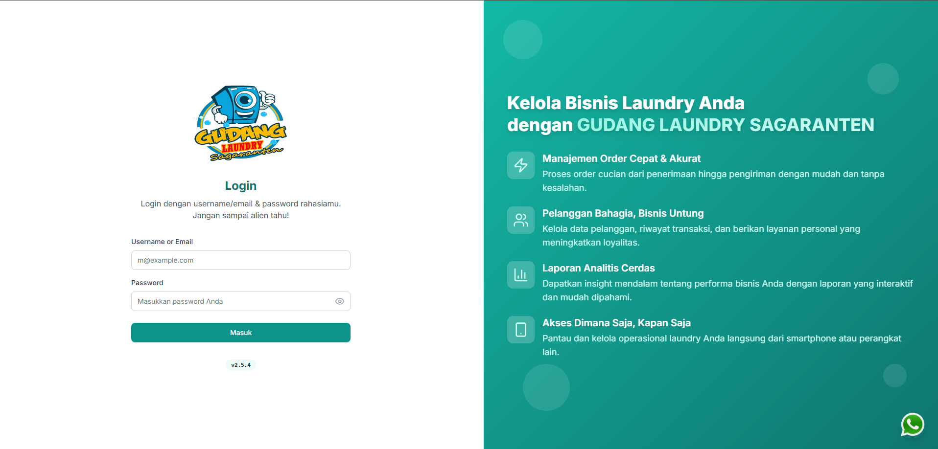 KitaLaundry Pro: Aplikasi Manajemen Laundry Multi-Outlet & Realtime